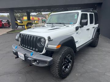 WHITE, 2021 JEEP WRANGLER UNLIMITED 4XE Image 