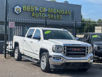 SILVER, 2018 GMC SIERRA 1500 CREW CAB Image 