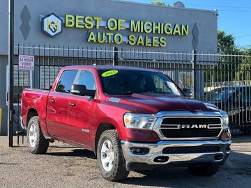 RED, 2021 RAM 1500 CREW CAB Image 