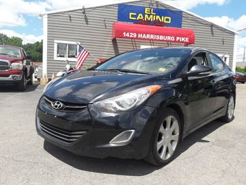 BLACK, 2012 HYUNDAI ELANTRA Image 