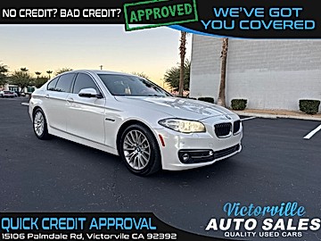 WHITE, 2014 BMW 5 SERIES Image 