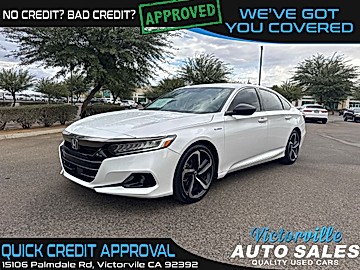 WHITE, 2022 HONDA ACCORD HYBRID Image 