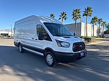 WHITE, 2019 FORD TRANSIT 350 VAN Image 