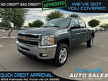 BLUE, 2012 CHEVROLET SILVERADO 2500 HD CREW CAB Image 