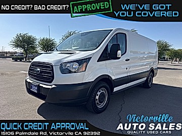 WHITE, 2017 FORD TRANSIT 150 VAN Image 