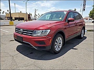 RED, 2019 VOLKSWAGEN TIGUAN Image 
