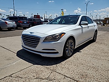 WHITE, 2015 HYUNDAI GENESIS Image 