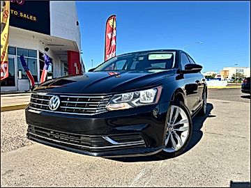 BLACK, 2019 VOLKSWAGEN PASSAT Image 