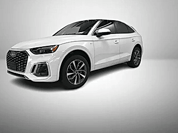 WHITE, 2023 AUDI Q5 SPORTBACK/S LINE/ PANOROOF/TINT WINDOWS Image 