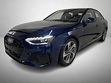 BLUE, 2021 AUDI A4/S LINE/BLACK OPTIC PKG/PREMIUM PLUS Image 