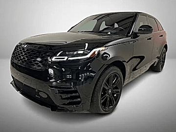 BLACK, 2022 LAND ROVER RANGE ROVER VELAR/HEADS UP DIS/20" UP GRDAED BLACK WHEEL/PANO ROOF Image 