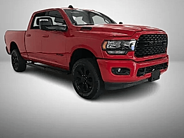 FLAME RED CLEARCOAT, 2024 RAM 2500 CREW CAB/NIGHT EDITION/LEVEL 1 PACKAGE/RUNING BOARD Image 