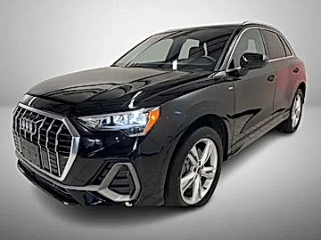 BLACK, 2022 AUDI Q3/19" WHEELS/CONVENIENCE PKG/PANO ROOF Image 