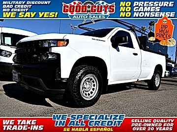 WHITE, 2019 CHEVROLET SILVERADO 1500 REGULAR CAB Image 