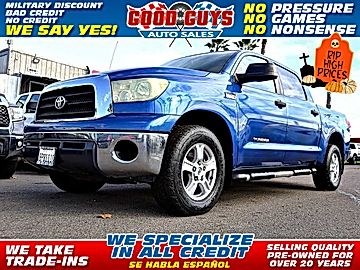 BLUE, 2008 TOYOTA TUNDRA CREWMAX Image 