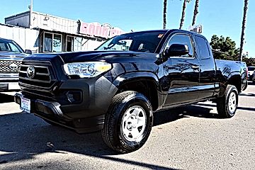 BLACK, 2021 TOYOTA TACOMA ACCESS CAB Image 