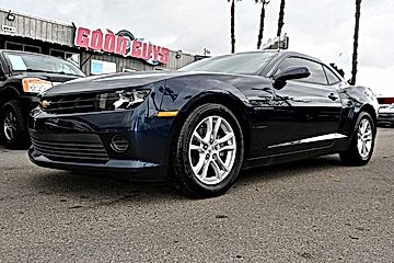 BLUE, 2015 CHEVROLET CAMARO Image 