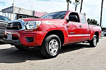 BURGUNDY, 2013 TOYOTA TACOMA ACCESS CAB Image 