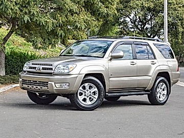 GOLD, 2004 TOYOTA 4RUNNER Image 
