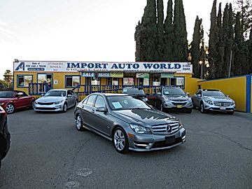 GRAY, 2012 MERCEDES-BENZ C-CLASS Image 