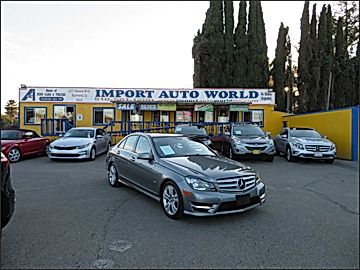 GRAY, 2012 MERCEDES-BENZ C-CLASS Image 