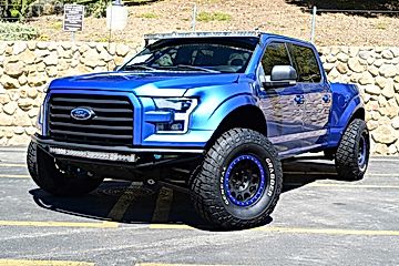 BLUE, 2015 FORD F150 SUPERCREW CAB Image 