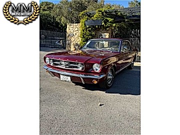 BURGUNDY, 1965 FORD MUSTANG Image 