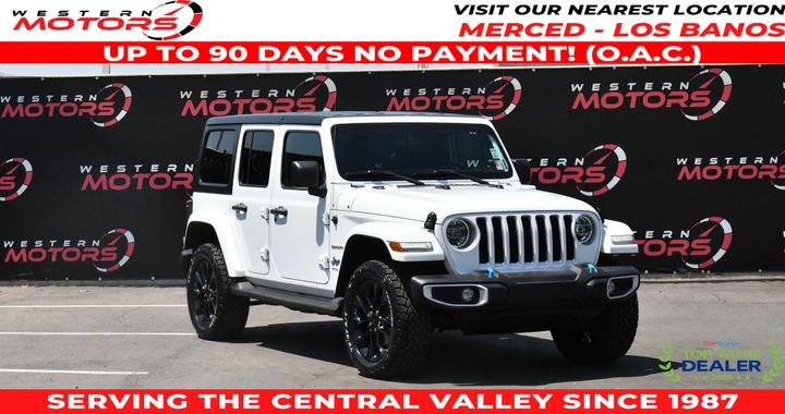 2022 JEEP WRANGLER 4XE for sale in LOS BANOS