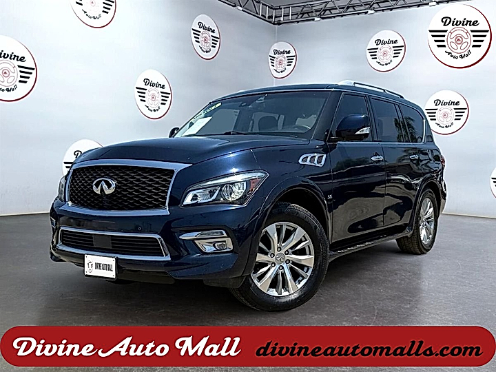 BLUE, 2017 INFINITI QX80 Image 