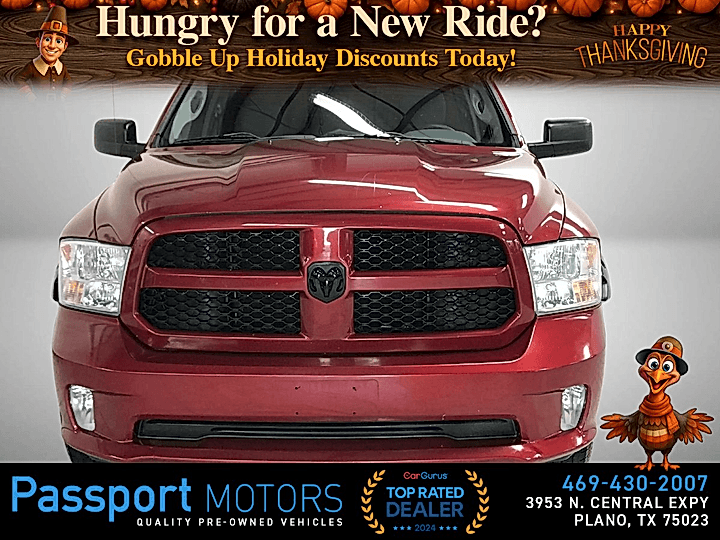 RED, 2014 RAM 1500 REGULAR CAB Image 
