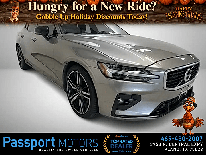 GRAY, 2020 VOLVO S60 Image 