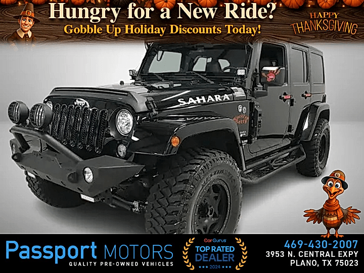 BLACK, 2017 JEEP WRANGLER UNLIMITED Image 