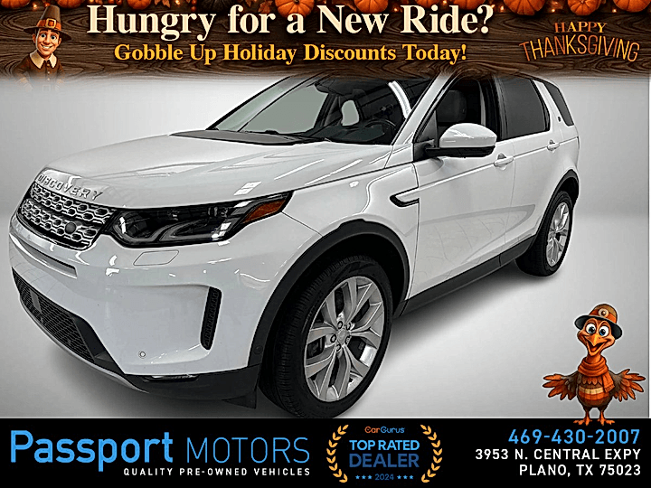 WHITE, 2021 LAND ROVER DISCOVERY SPORT/HEADS UP DISPLAY/PNAO ROOF Image 