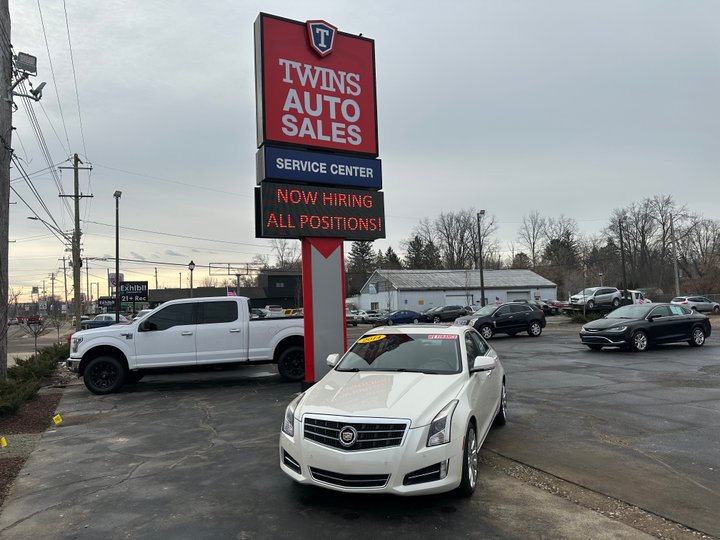 WHITE, 2014 CADILLAC ATS Image 