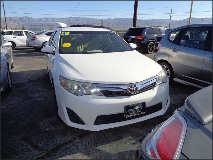 2013 TOYOTA CAMRY for sale in INDIO