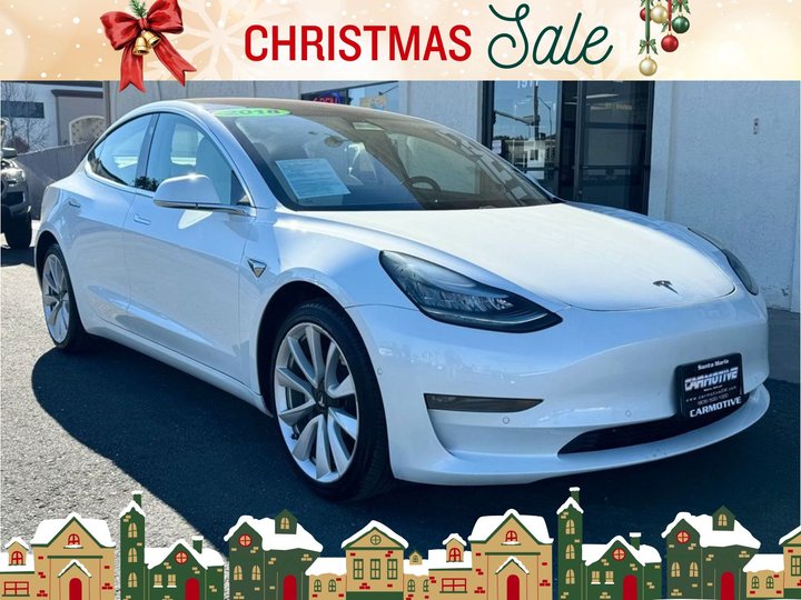 Pearl White Multi-Coat, 2018 TESLA MODEL 3 Image 