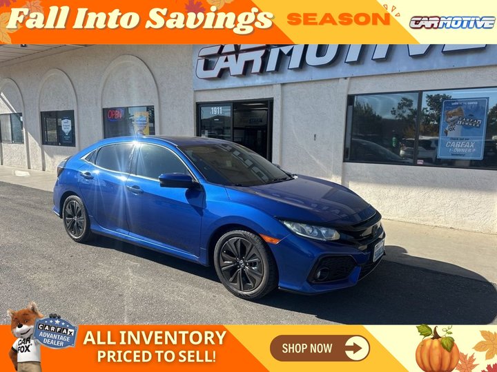 Aegean Blue Metallic, 2019 HONDA CIVIC Image 