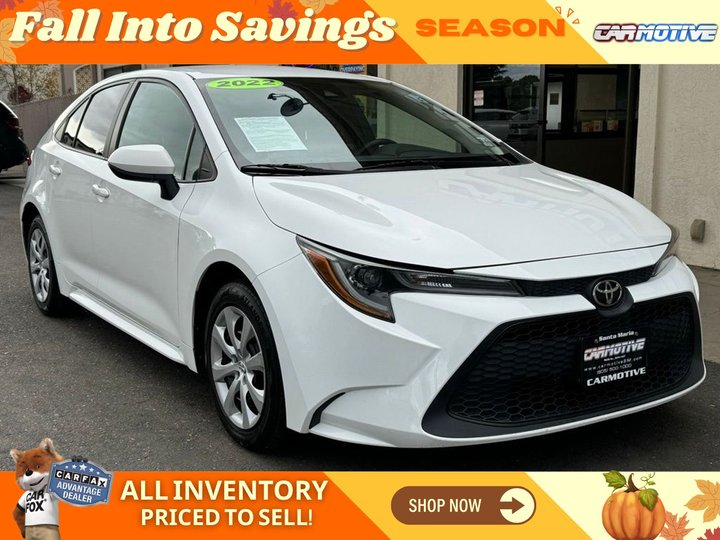 White, 2022 TOYOTA COROLLA Image 