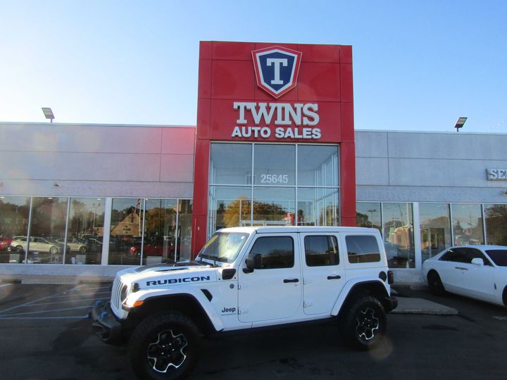 WHITE, 2023 JEEP WRANGLER 4XE Image 
