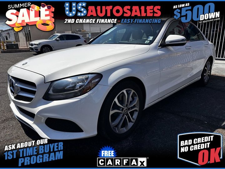2018 MERCEDES-BENZ C-CLASS for sale in LAS VEGAS