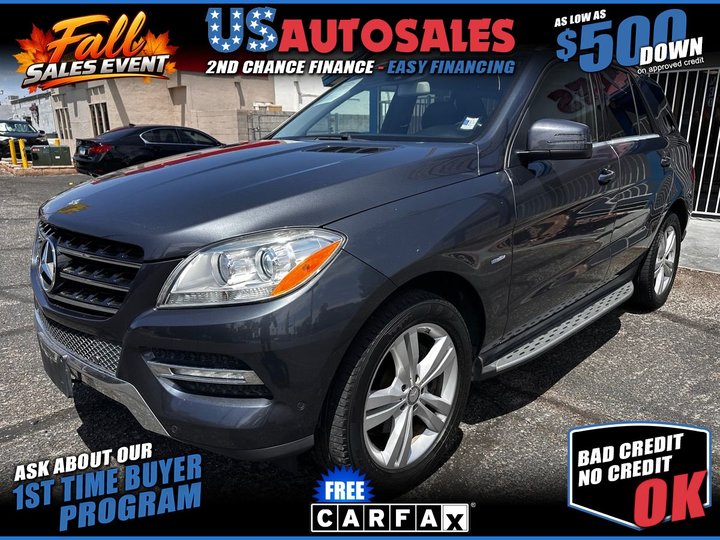 2012 MERCEDES-BENZ M-CLASS for sale in LAS VEGAS