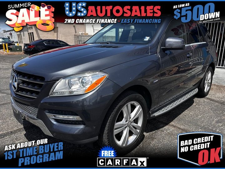 2012 MERCEDES-BENZ M-CLASS for sale in LAS VEGAS
