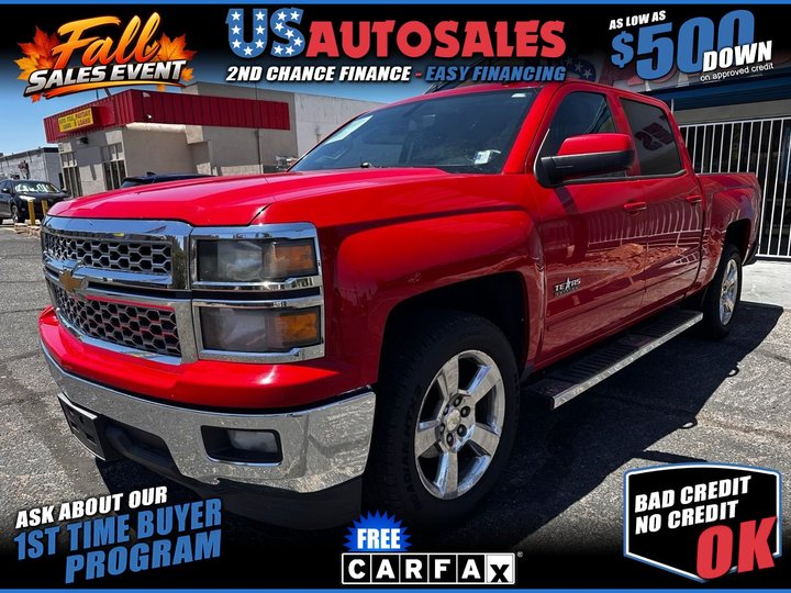 2015 CHEVROLET SILVERADO 1500 CREW CAB for sale in LAS VEGAS