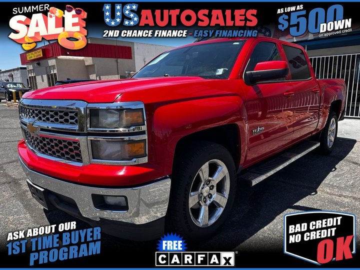2015 CHEVROLET SILVERADO 1500 CREW CAB for sale in LAS VEGAS