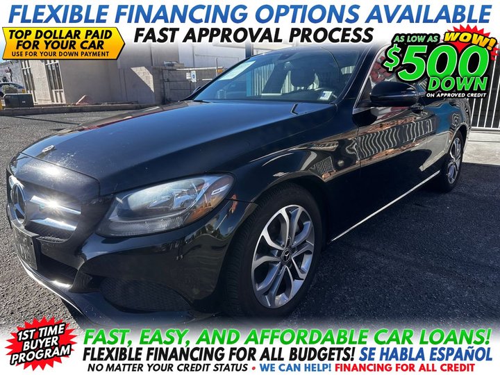 2018 MERCEDES-BENZ C-CLASS for sale in LAS VEGAS