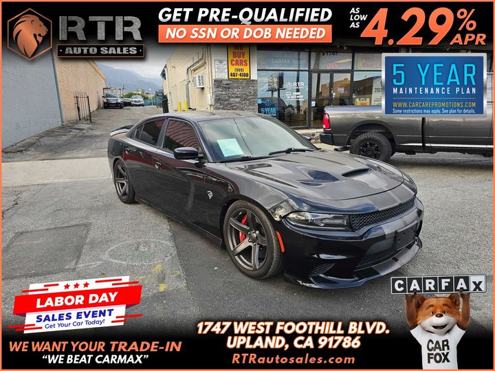 2018 DODGE CHARGER for sale in UPLAND