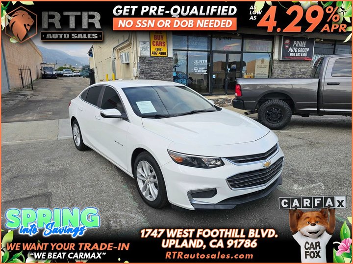 2016 CHEVROLET MALIBU for sale in UPLAND