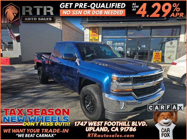 2017 CHEVROLET SILVERADO 1500 DOUBLE CAB for sale in UPLAND