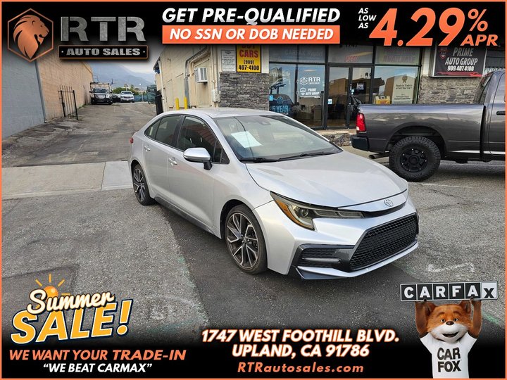 2022 TOYOTA COROLLA for sale in UPLAND