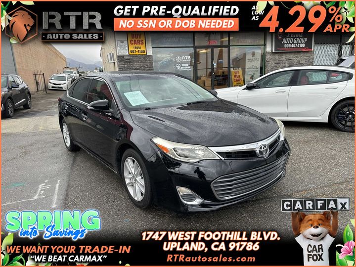 2013 TOYOTA AVALON for sale in UPLAND